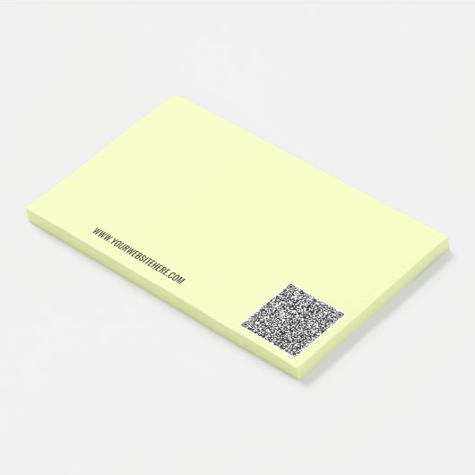 Uw QR-code Aangepaste tekst plaknotities Kies kleu Post-it® Notes (Schuin)