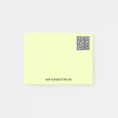 Uw QR-code Aangepaste tekst Post-it® notes Voorbee (Voorkant)