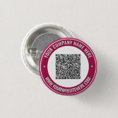Uw QR Code Aangepaste Tekst Promotionele Button Gi (Voorkant /achterkant)
