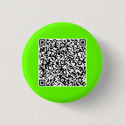 Uw QR-code aanpassen Grappige Button - Kleur kieze (Voorkant)