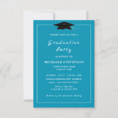 Uw QR Code Afstuderen Invitation Custom Cors Kaart (Voorkant)