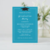 Uw QR Code Afstuderen Invitation Custom Cors Kaart (Staand voorkant)