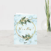 Uw QR Code Baby shower Invitation Sjabloon (Achterkant)