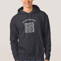 Uw QR-code Business Hoodie Voorbeeld aangepaste te