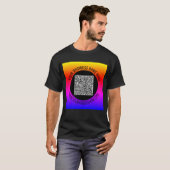 Uw QR Code Business T-shirt Voorbeeld aangepaste t (Voorkant volledig)