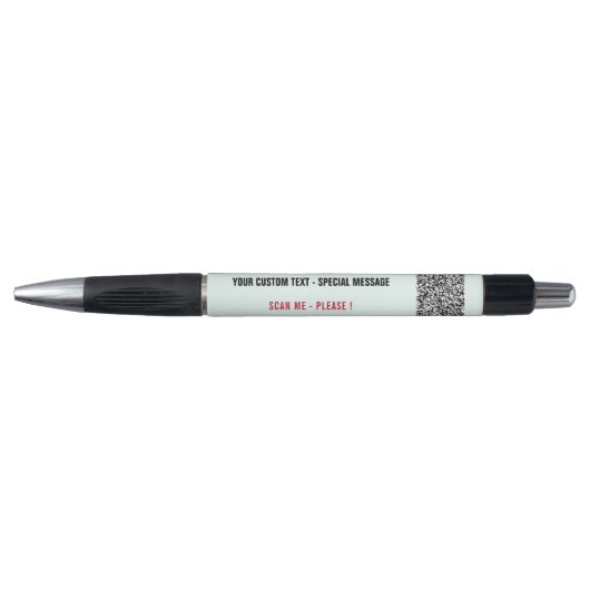 Uw QR Code Custom Text Business Promotie Pen (Voorkant)