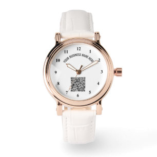 Uw QR-code en aangepaste tekst bekijken gepersonal Horloge