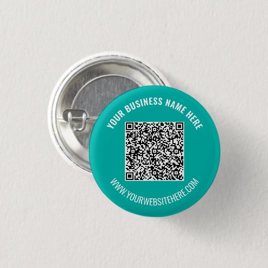 Uw QR-code en aangepaste tekst Button Kies kleur (Voorkant /achterkant)