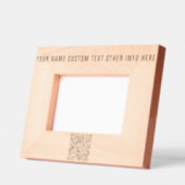 Uw QR-code en aangepaste tekst geëtste Lijsten Gegraveerde Lijstjes (Links)