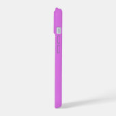 Uw QR-code en aangepaste tekst iPhone Case iPhone 15 Case (Linkerkant)