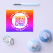 Uw QR-code en aangepaste tekst promotiebrochure Flyer (Enkel)