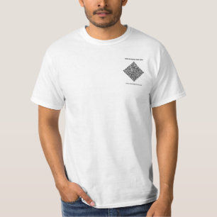 Uw QR Code en Custom Text Business T-Shirt