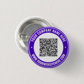 Uw QR Code en de Button van de Douanetekst Kies Kl (Voorkant /achterkant)