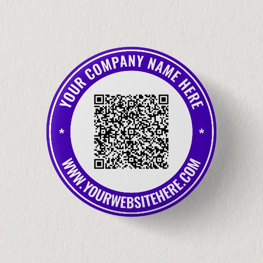 Uw QR Code en de Button van de Douanetekst Kies Kl (Voorkant)
