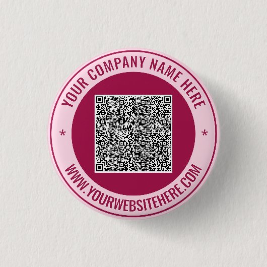 Uw QR Code en de Button van de Douanetekst kiezen  (Voorkant)
