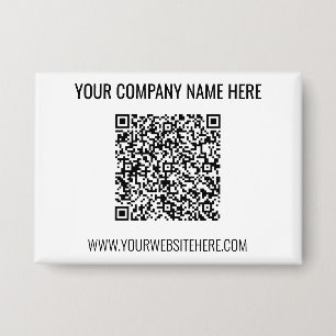 Uw QR Code en de Button van de Douanetekst kiezen 