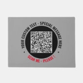 Uw QR-Code en de Deurmat van de Douanetekst kiezen (Voorkant)