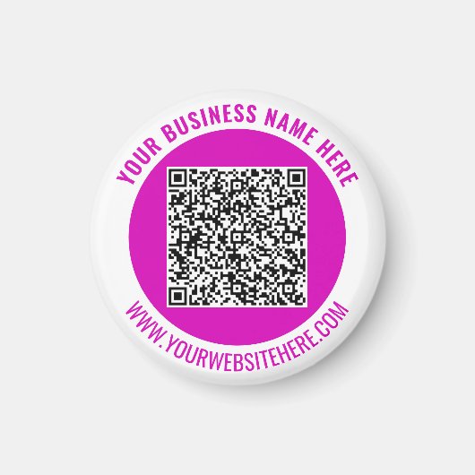 Uw QR-Code en de Magneet van de Douanetekst kiezen (Voorkant)