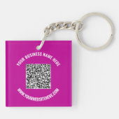 Uw QR Code en de Professionele Sleutelhanger van d (Achterkant)