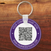 Uw QR Code en de Sleutelhanger van het Bedrijf van (Voorkant)