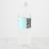 Uw QR-Code en het Flessenetiket van het Douaneteks Waterfles Etiket (Achterkant)