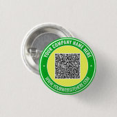 Uw QR-code en Sjabloon van de Button voor tekstpro (Voorkant /achterkant)