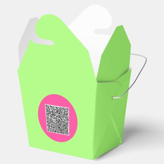 Uw QR-code Favoriete vakken Sjabloon Aangepaste kl Bedankdoosjes (Geopend)