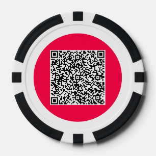 Uw QR code gepersonaliseerde poker chips kiezen kl