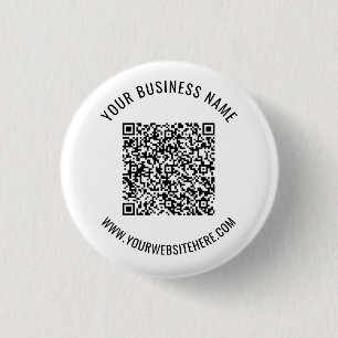 Uw QR Code Info Tekst Business Promotion Button