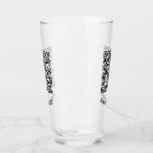 Uw QR-code Info Tekst Modern promotieglas Glas (Links)