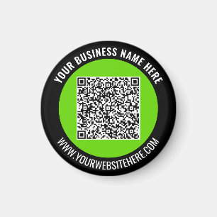 Uw QR-code merkpromotiemagneet voorbeeld Magneet