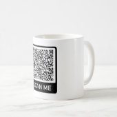 Uw QR Code Mok Scan Info Funny Mugs Gift (Voorkant rechts)