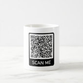 Uw QR Code Mok Scan Info Funny Mugs Gift (Center)