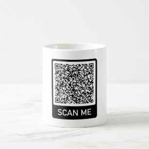 Uw QR Code Mok Scan Info Funny Mugs Gift