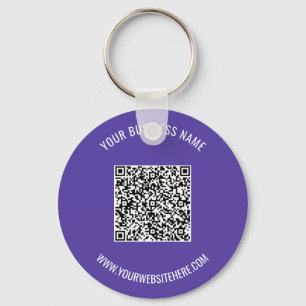 Uw QR-code Naam Info Kleuren promotionele Sleutelh Sleutelhanger