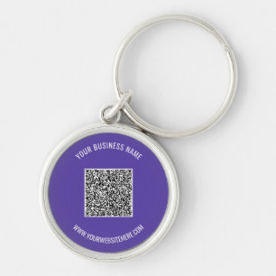Uw QR-code Naam Info Kleuren promotionele Sleutelh Sleutelhanger