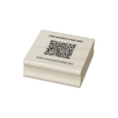 Uw QR-code Naam Website Professionele Stempel (Stempel)