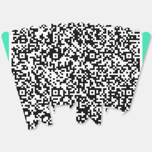 Uw QR-code Popcorn Box voorbeeld Bedankdoosjes (Ongevouwen)