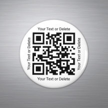 Uw QR Code Professionele Zaken Moderne Ronde