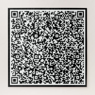 Uw QR Code Puzzel Gift met Special Scan Bericht