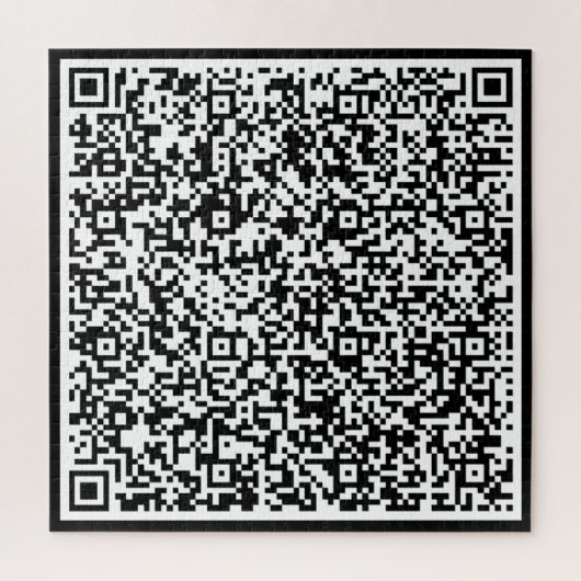 Uw QR Code Puzzel Gift met Special Scan Bericht (Verticaal)