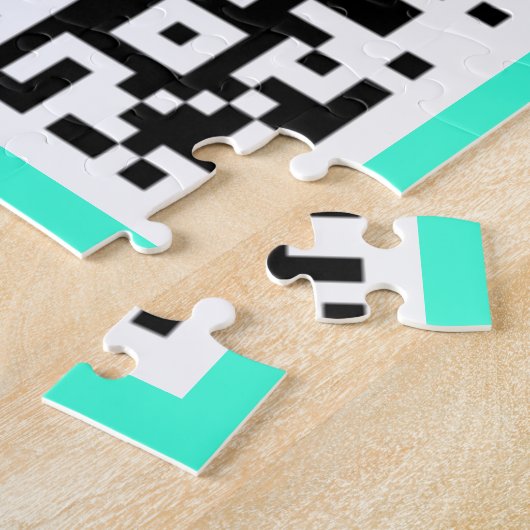 Uw QR-code Puzzel Voorbeeld Speciaal bericht (Zijkant)