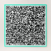 Uw QR-code Puzzel Voorbeeld Speciaal bericht (Horizontaal)