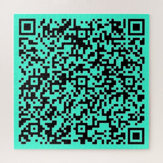 Uw QR-code Puzzel Voorbeeld Speciaal bericht Legpuzzel (Horizontaal)