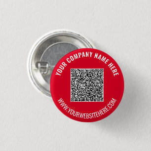 Uw QR Code Scan Aangepaste Tekst Button Kies Kleur