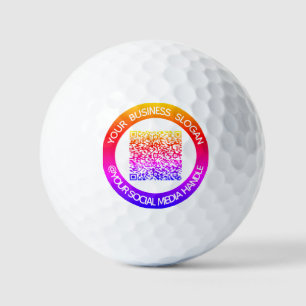 Uw QR Code Scan Aangepaste Tekst Golf Ballen Stemp