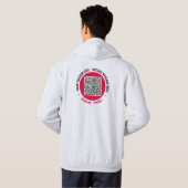 Uw QR Code Scan Custom en Tekst en Kleur Hoodie (Achterkant volledig)