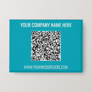 Uw QR Code Scan en aangepaste tekst en kleur Butto Button