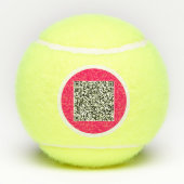 Uw QR Code Scan Gepersonaliseerde Tennisballen Gif (Achterkant)