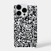 Uw QR-code Scan Grappige iPhone Case Aangepaste kl (Achterkant)